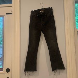 Black flare jeans